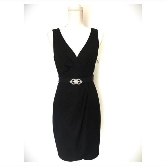 Trina Turk Dresses & Skirts - Trina Turk Gold Digger Faux Wrap Belted Dress